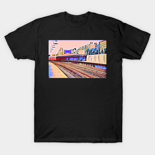 NYC Subway Station, The Bronx T-Shirt by HandMadingGift